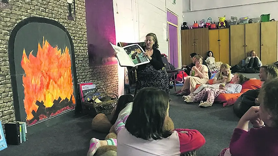 Bantry school's ‘no screens' reading sleepover a big hit Image