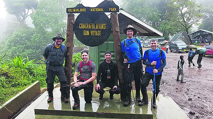 Clon men's death-defying Kilimanjaro climb Image