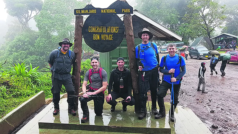 Clon men's death-defying Kilimanjaro climb Image