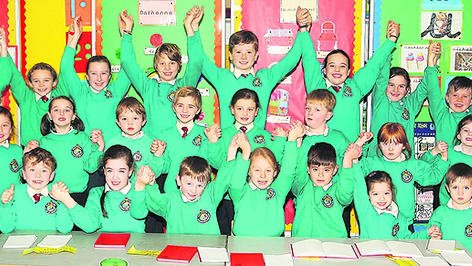 Gaelscoil pupils encouraged to record happy moments in a ‘gratitude diary' Image