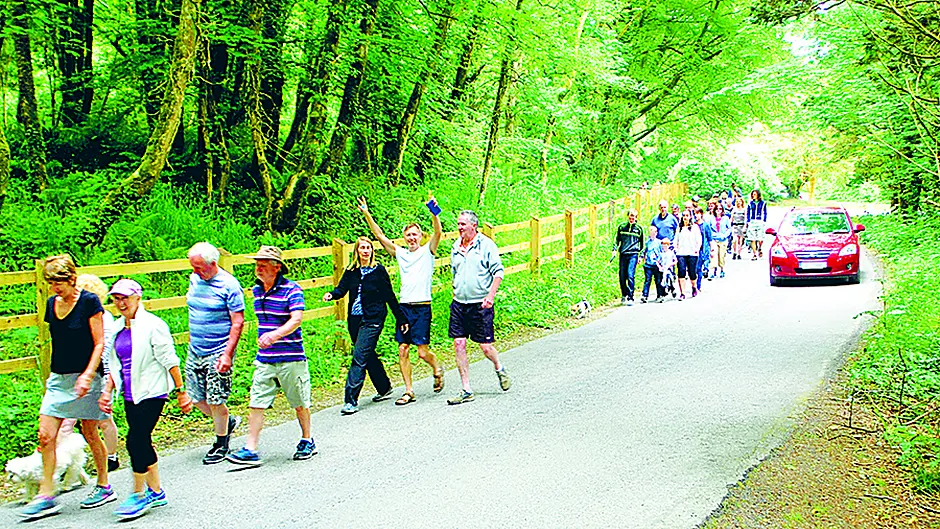 Big response to Castlefreke walkers' plan for footpaths Image