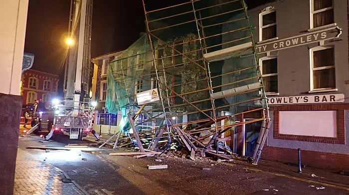 Section of Oliver Plunkett Street closed following building collapse Image