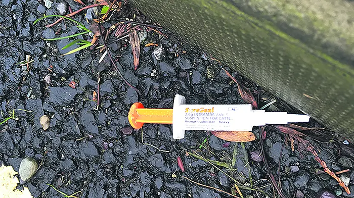 Probe into repeated dumping of agricultural syringes on N71 Image