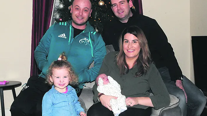 Football buddy comes to the aid of mum for baby's home debut Image