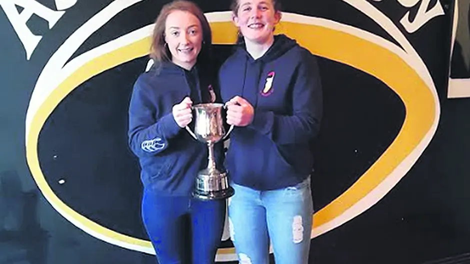 Cup final joy for Laura and Enya Image