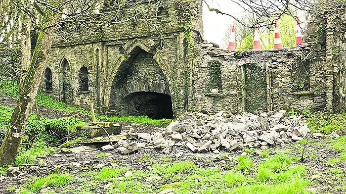 Repair plan for historic Skibbereen wall damaged by repeated collisions Image