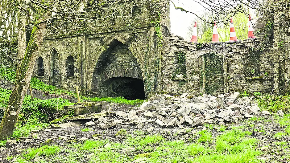 Repair plan for historic Skibbereen wall damaged by repeated collisions Image