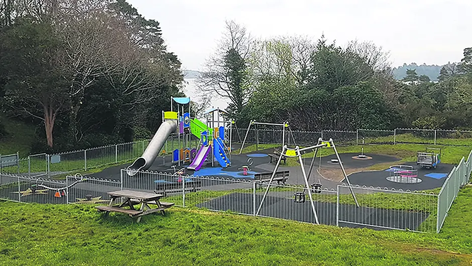 Glengarriff playground is restored to former glory after swings' theft Image