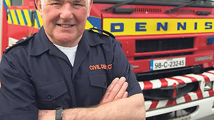 John is honoured for his 43 years with Civil Defence Image