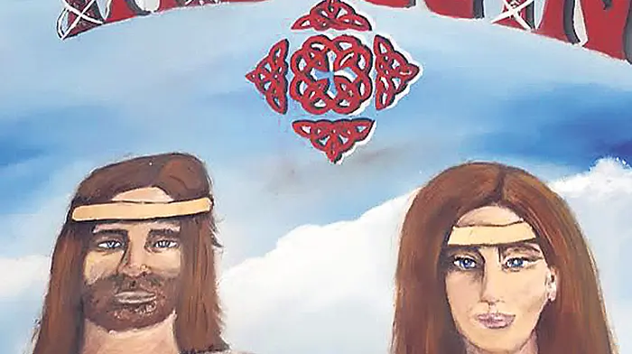 Mural's stamp of approval at Enniskeane post office Image