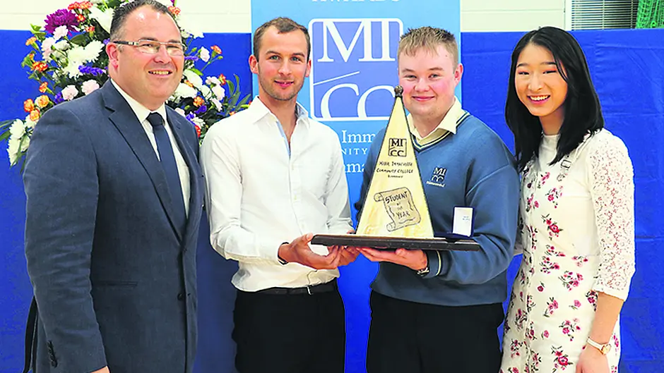 Past pupils special guests at awards ceremony Image