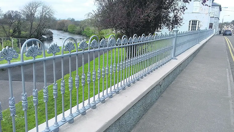 Historic church railings are now preserved for the future Image