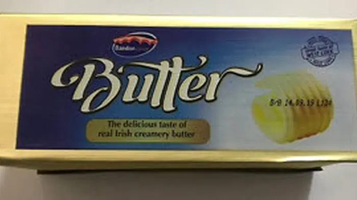 Batch of Bandon Co-op Butter recalled due to presence of  listeria Image