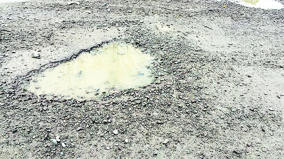 Ahiohill missed rally route due to its poor roads Image