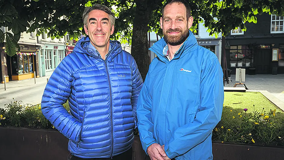 Local duo take on world's highest half marathon – on Mount Kilimanjaro Image