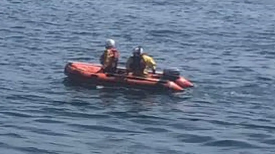 Yacht rescued off Mizen after propeller gets caught in pot buoy Image