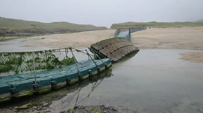 Barleycove pontoon closed following high winds Image
