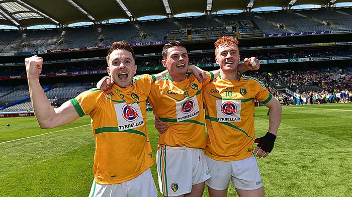 Ben Murray and Cathal O'Donovan hurl their way into Leitrim folklore Image