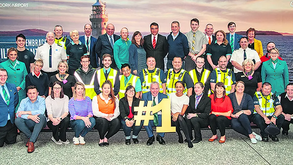Cork Airport is celebrating its ‘best in Europe' title Image