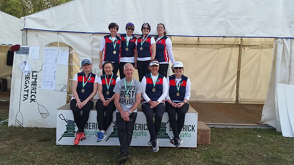 Skibb women mastering the art of rowing Image
