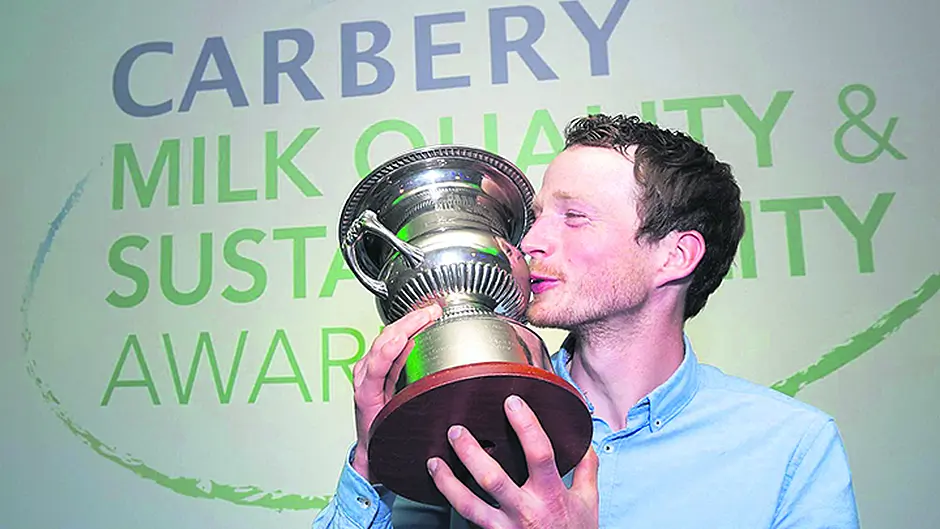 Bandon supplier Nigel wins Carbery Quality Milk award Image