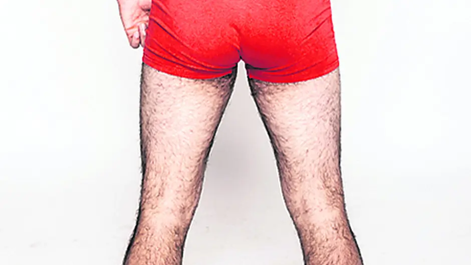 Letter on ‘men in shorts' grows legs Image