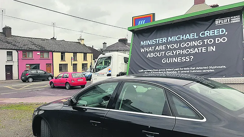 Billboard in Macroom puts Minister Creed on the spot Image