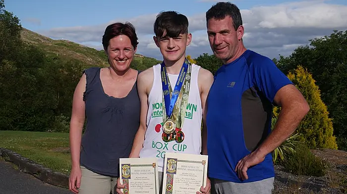 Relentless winner Desmond has family by his side Image