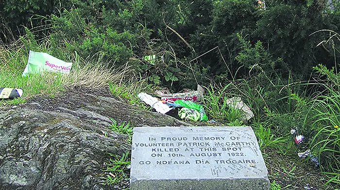 Lewd graffiti at Skibbereen beauty spot Image