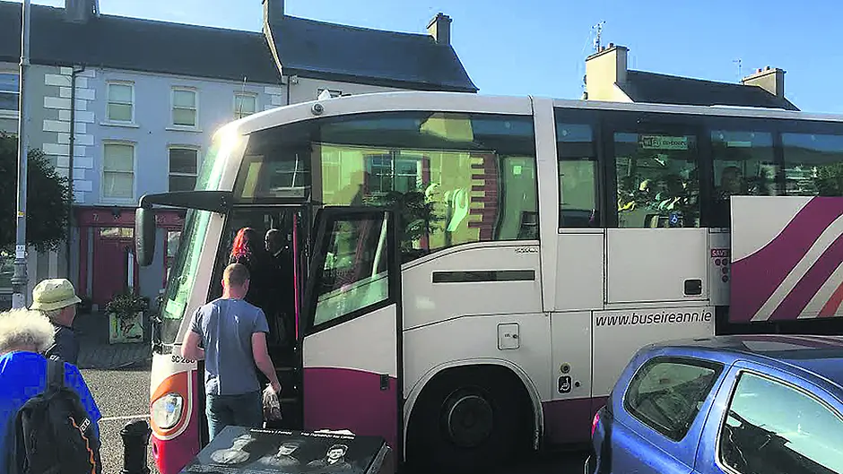 Commuters left hitching when bus already full Image