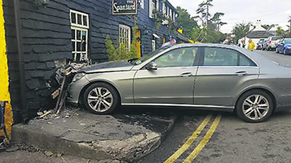 Man in 70s arrested after crash at Spaniard Image