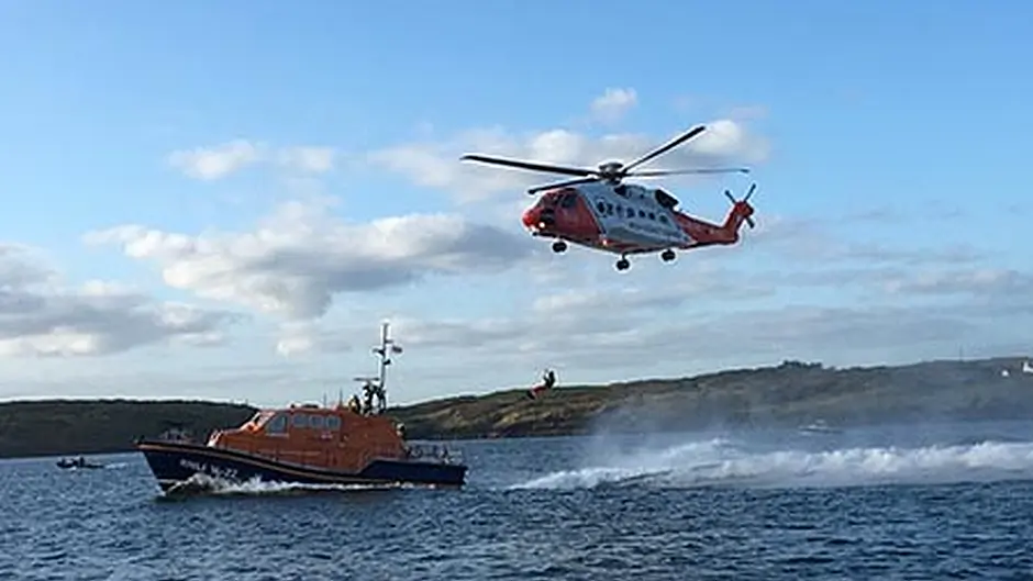 Baltimore lifeboat call-out on eve of centenary celebrations Image
