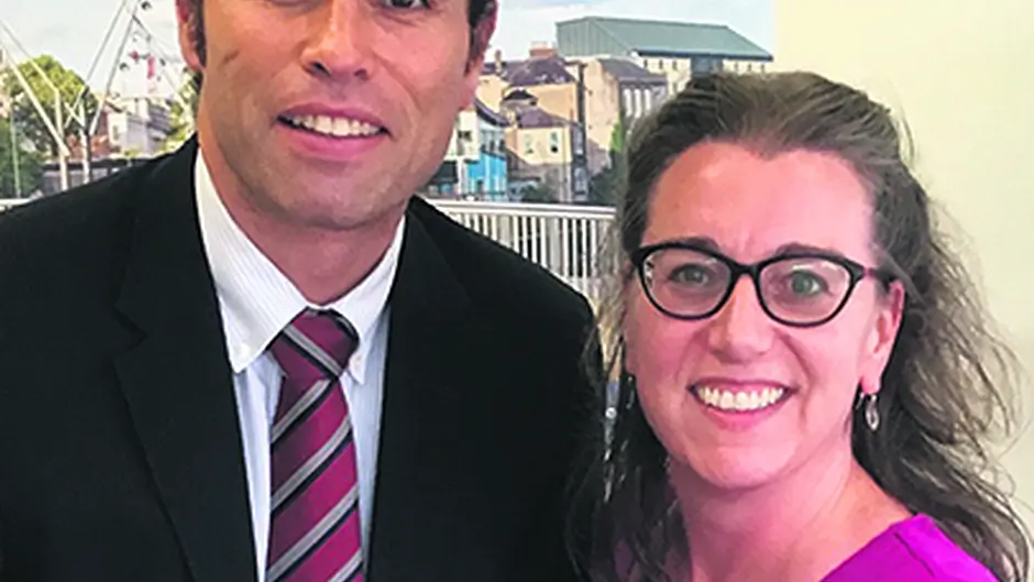 Melissa and Sean Óg are cast in bronze Image