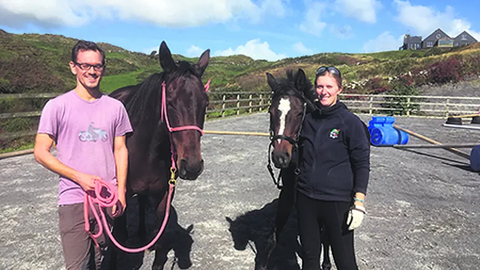 Saddle up – we're doing the Wild Atlantic Way – on horseback! Image
