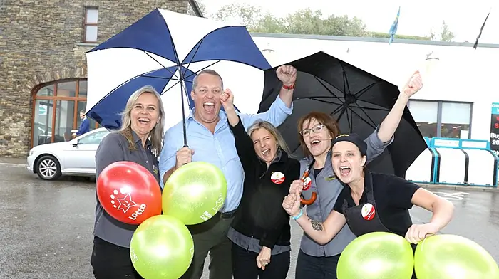 Lotto winner picks up €5.3m cheque at National Lottery HQ Image