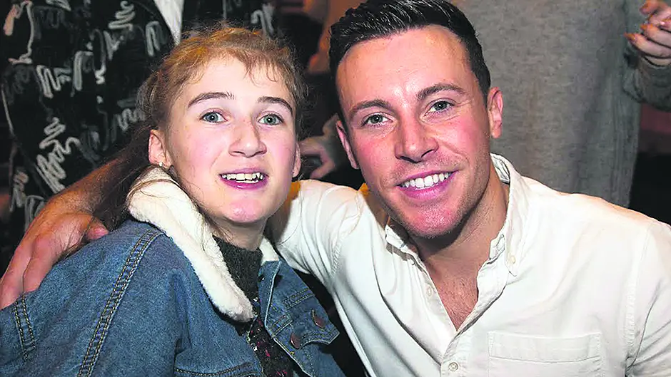 Nathan meets his No 1 fan – again! Image