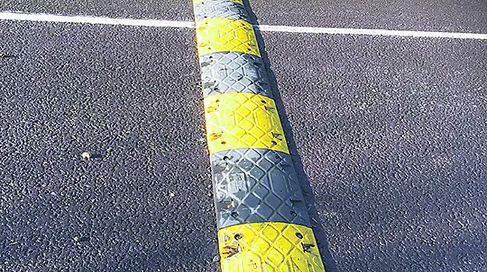Part of village's two-week-old speed ramp was ‘mysteriously' removed Image