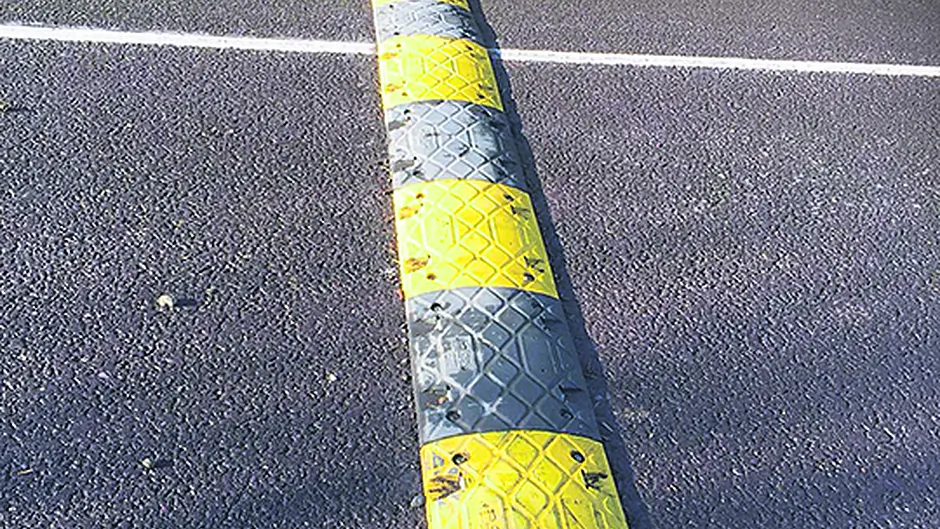 Part of village's two-week-old speed ramp was ‘mysteriously' removed Image
