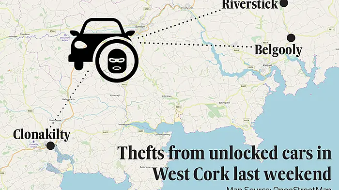 Garda warning as 35 unlocked cars hit in crime spree Image