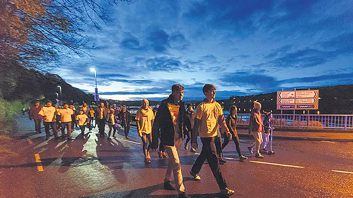 Schull gets Darkness into Light walk Image