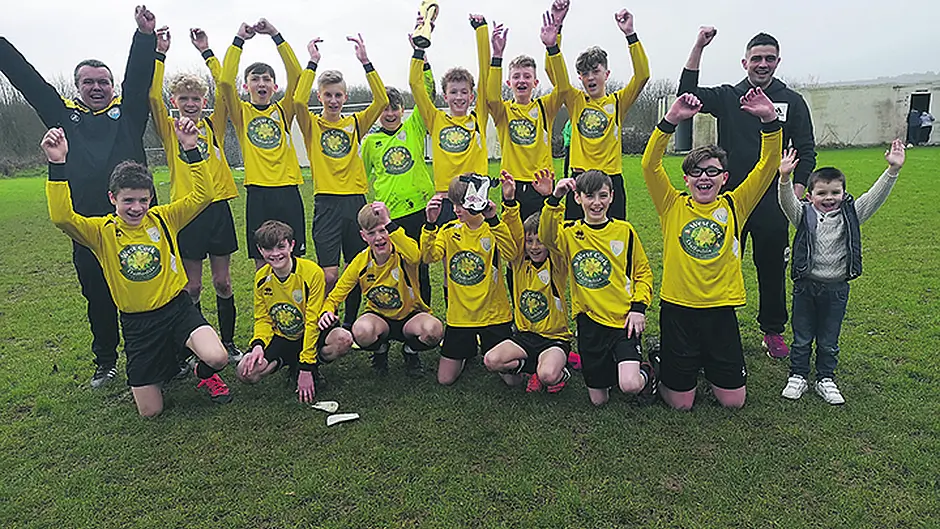 Castlelack celebrate club's first-ever schoolboys' title Image