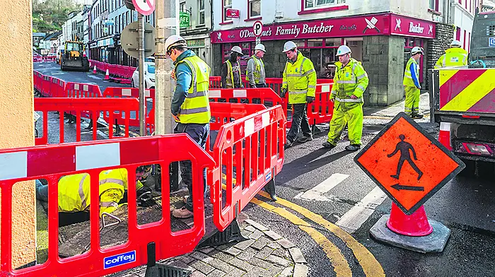 Water works in Bantry get under way Image