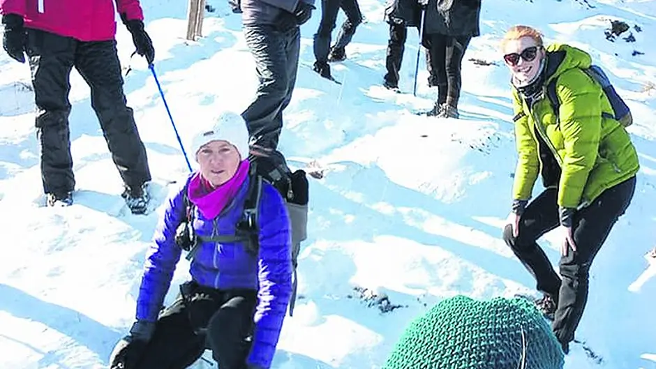 Clodagh's back-to-back climbs for Irish spinal injury charity Image