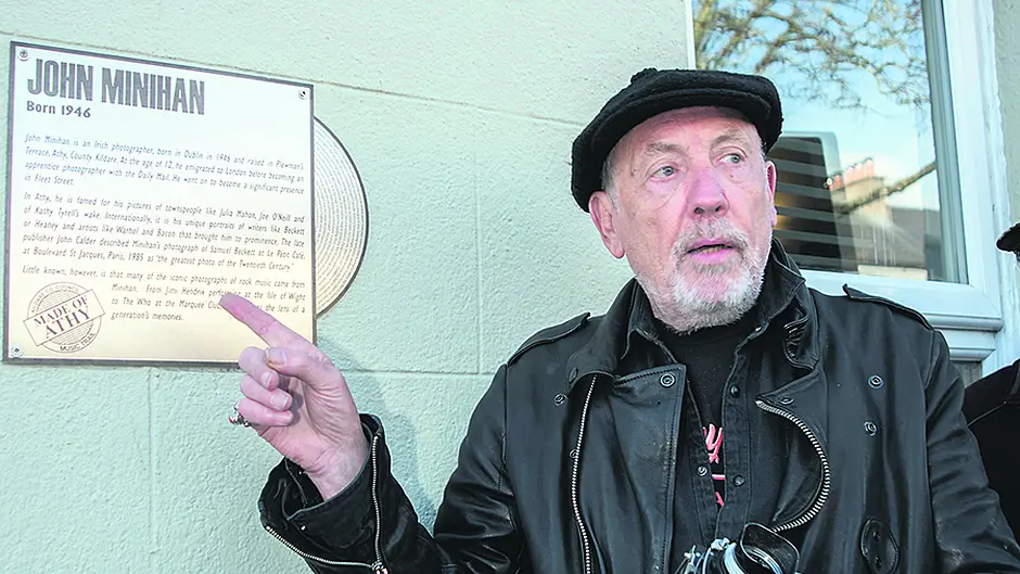 Plaque unveiled to Minihan in native Athy Image