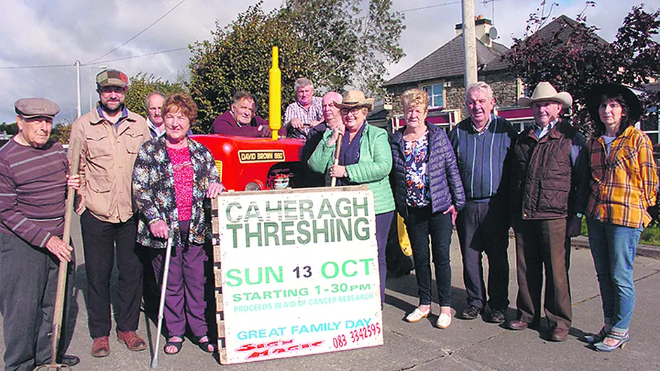 Caheragh Threshing's 21 years of fundraising Image