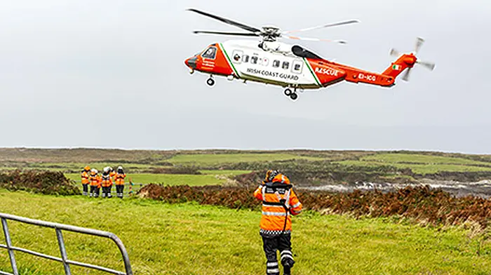 Coast Guard assisting UK-vessel off Mizen Head Image
