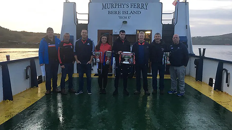 All-Ireland cups go on a tour of Beara Image