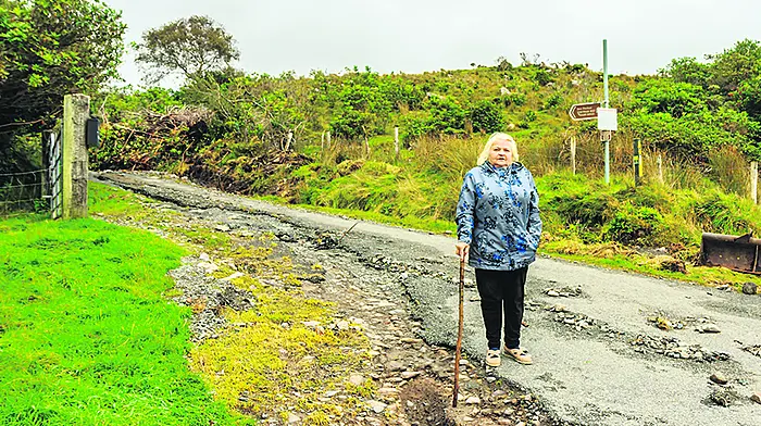 Biblical Beara flooding rips up fences and roads Image
