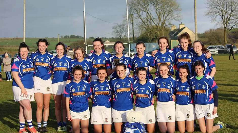 Kilbree minor camogie team completes the championship and league double Image