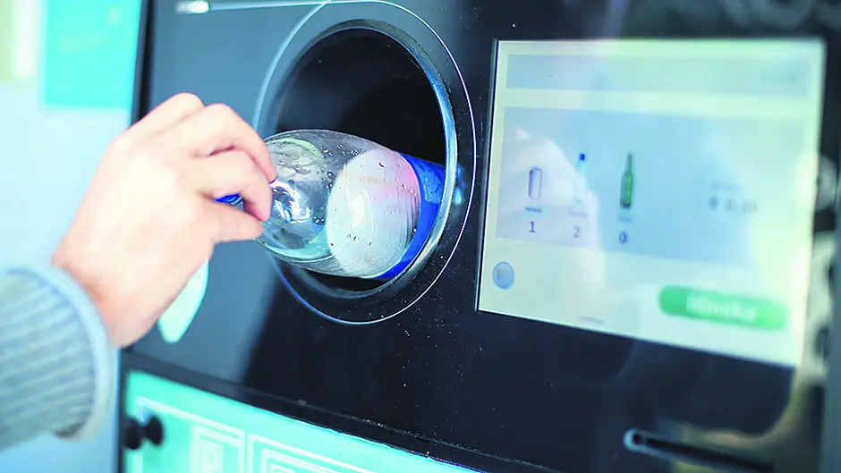 County Council not keen on bringing plastic bottle deposit machines here Image